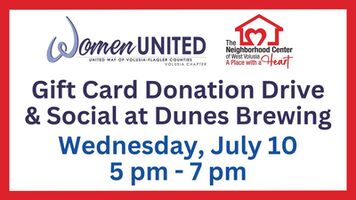 Gift Card Donation Drive & Social to Benefit the Neighborhood Center of West Volusia