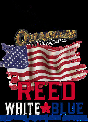 Outriggers' Reed White and Blue