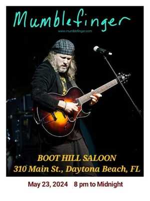 Mumble comes to the Legendary Boot Hill Saloon, Daytona Beach, Fl